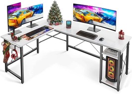 Coleshome Corner Gaming Desk, Sturdy Writing Desk Workstation, Modern Wo... - $194.95