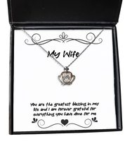 Cool Wife Gifts, You are The Greatest Blessing in My Life and I am, Brilliant Cr - £39.12 GBP