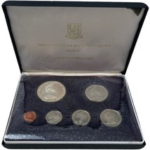First Coinage of the British Virgin Islands 1973 Proof Set Franklin Mint $1 .925 - £25.51 GBP
