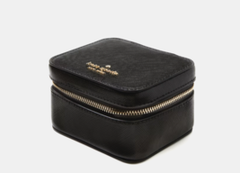 New Kate Spade Staci Jewelry Box Saffiano Leather Black - $46.41