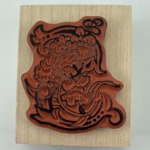 PSX Botanical Alphabet Letter S Rubber Stamp F-1118 Vintage 1993 Wood Mounted - £10.04 GBP