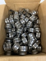 100 Pack of 1” Stainless Steel Hose Clamps 1 Inch (Qty 100) - $65.84