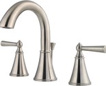 Saxton 2-Handle 8&quot; Widespread Bathroom Faucet, 1.2Gpm, Brushed Nickel,, ... - $248.93