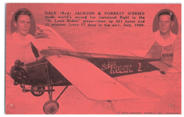 Dale Jackson &amp; Forrest O&#39;brien World Record in St Louis Robin Airplane P... - £7.78 GBP
