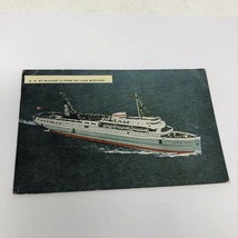 Vtg Postcard S.S. Milwaukee Clipper, Lake Michigan 1940&#39;s Vintage 1948 Ship Mi - £3.99 GBP