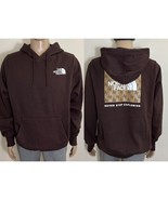 The North Face Men&#39;s Box NSE Pullover Hoodie Coal Brown Monogram Sz S M ... - £30.28 GBP