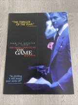The Game Michael Douglas Original Movie Press Book Video Store 8.5x11” C... - $240.59 MXN
