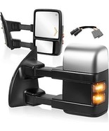 Tow Mirrors Compatible for 1999-2007 Ford F250 F350 F450 F550 Super Duty... - $290.45