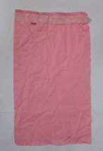 Barbie Dream Glow Bed Bedding Blanket Pink Sheet Lace Trim 1985 - £10.07 GBP