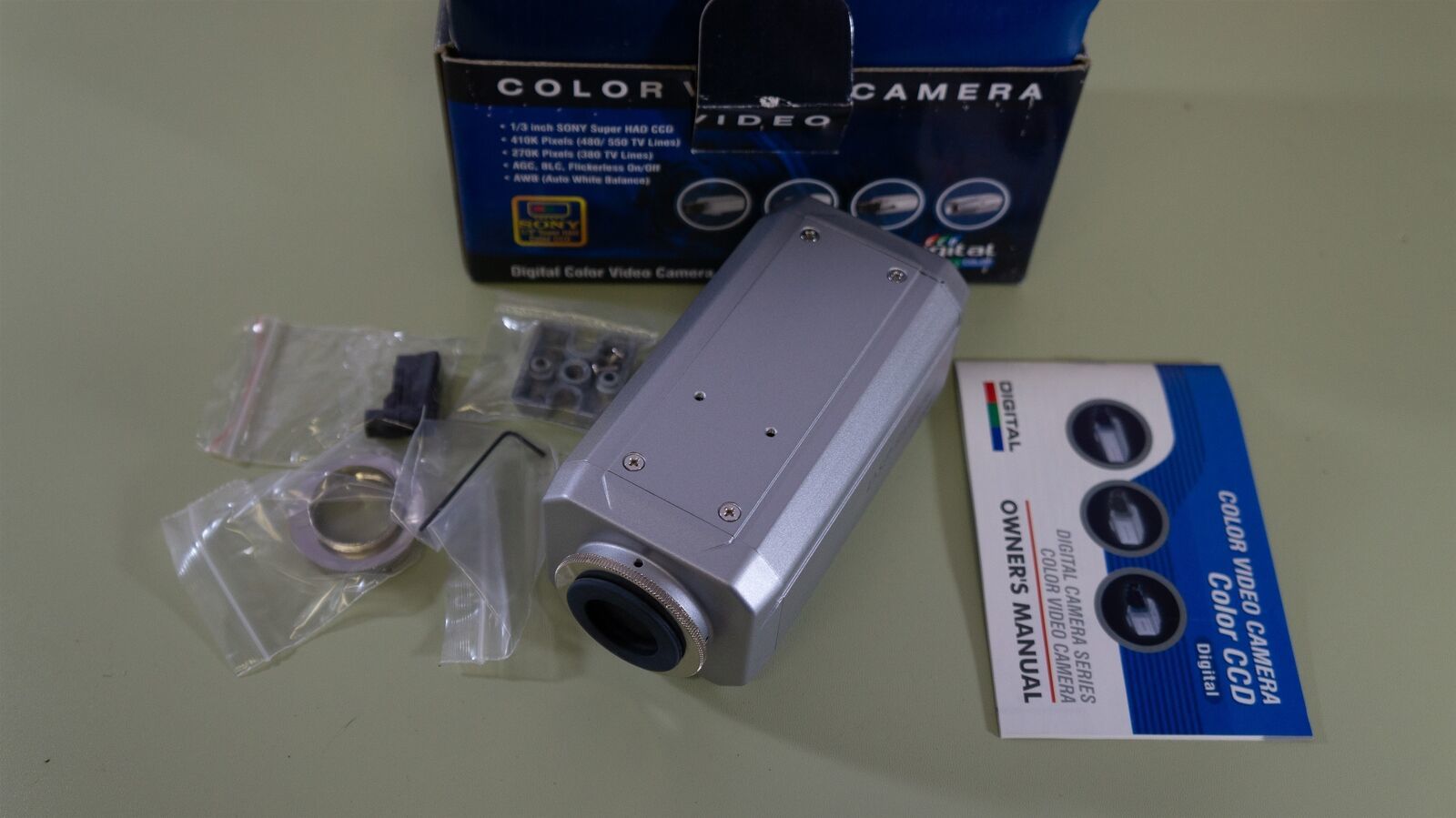 Sony GN340UC2 1/3&quot; Super HAD CCD Color Camera , 410k/270k Pixels ,AGC, B... - $14.67