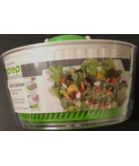 PROGRESSIVE PREP SOLUTIONS Green White Salad Spinner 4 Quart Shrinkwrap New - $38.40