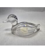 Princess House Crystal Mallard Duck Figruine Germany 4.5" - $11.88