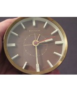 Vintage Westclox Alarm Clock Electric Mechanism Art Deco Numberless - £35.61 GBP