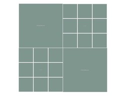 Mexican Mission Cement Tile Solid Handcrafted 10 sqf - Cobaltgray - 8x8&quot; - $2,248.15 MXN