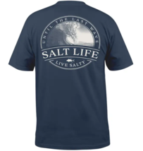 Mens Salt Life Last Wave Graphic Pocket Short Sleeve T-Shirt - XL &amp; Larg... - £15.79 GBP