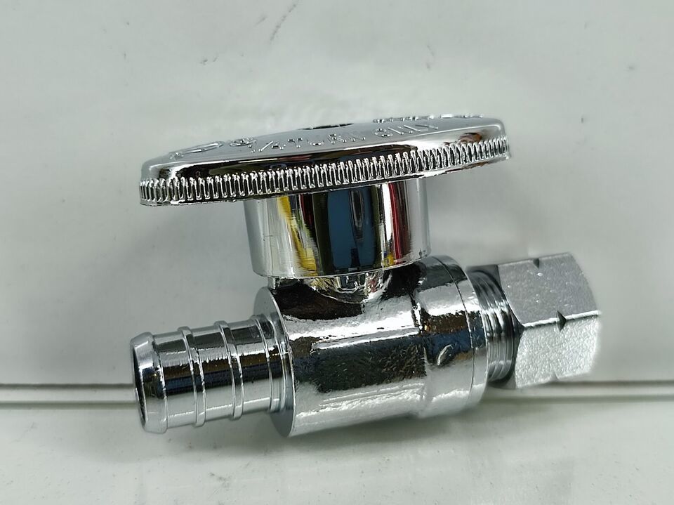 Apollo PEX Compression 1/4 Quarter Turn Straight Angle Stop Valve cNSF-6... - $7.03