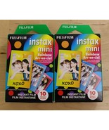 Lot of 2 Packs New Fujifilm Instax Mini Instant Film Rainbow 20 pics -  ... - $14.84