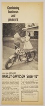 1960 Print Ad Harley-Davidson Lightweight Super-10 Motorcycles Milwaukee,WI - £11.57 GBP