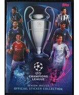 Empty UEFA Champions League Season 2021/22 sticker album topps - $6.84 CAD