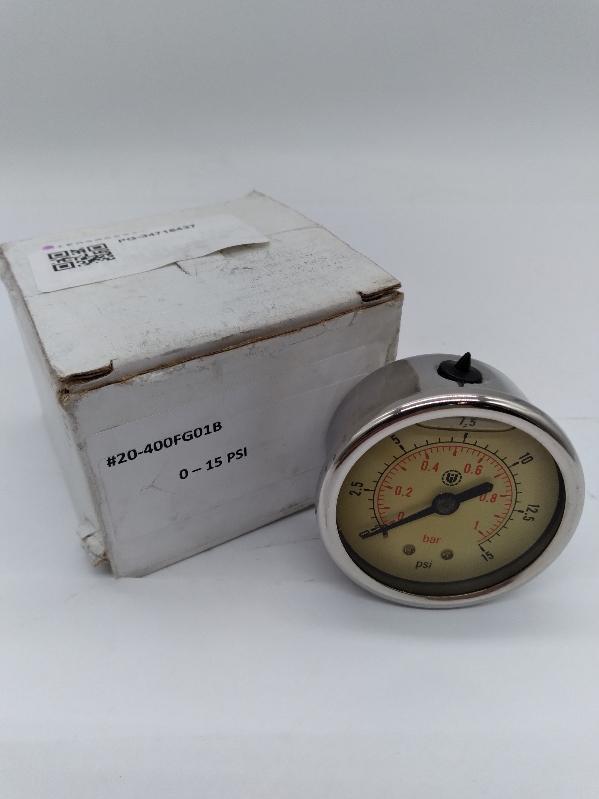 NEW WIKA PZ-V13P Oil Filled Pressure Gauge 0-15Psi  - $9.00