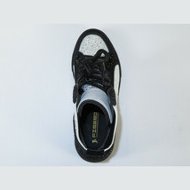 Men High Top Shoes By FIESSO AURELIO GARCIA ,Fancy Rhine stones 2402 Black White image 7