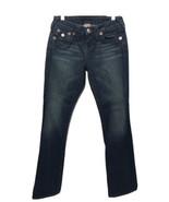 True Religion Women Demin Distress Pants Size 26 Five Pocket Dark Wash L... - $33.84 CAD