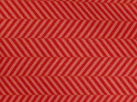 Red Chevron Blender Fabric 2 yd Remnant Apple of My Eye by the Quilted Fish  - £1,157.48 GBP