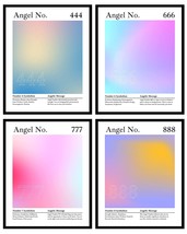 Roxbury Row Aura Poster Aesthetic, Angel Number Poster,, 4 8X10 Unframed Prints - £31.45 GBP