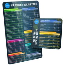 Air Fryer Magnetic Cheat Sheet Set, Air Fryer Accessories Cookbook, Airf... - £12.77 GBP