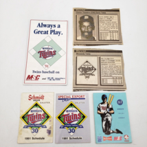 Minnesota Twins 1991 Pocket Schedules Lot Schmidt Budweiser Chili Davis - €8,45 EUR
