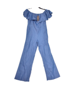 Vonda Denim Style Jumpsuits Off Shoulder Party Club Rompers Size Medium - $39.31 CAD