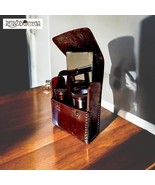 1930s Mens Bakelite Travel Set Leather Case Blade X Beard - $1,268.65 MXN