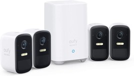 eufy Security, eufyCam 2C 4-Cam Kit, Wireless Home Security System with 180-Day - £428.93 GBP