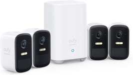 eufy Security, eufyCam 2C 4-Cam Kit, Wireless Home Security System with ... - £410.10 GBP