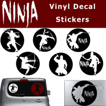 Japanese Ninjas Vinyl Decal Sticker Car Window Laptop iPhone 忍者 Shinobi ... - £2.97 GBP+