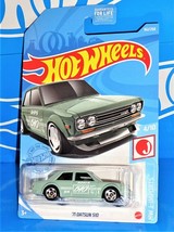 Hot Wheels 2021 HW J-Imports Series #162 &#39;71 Datsun 510 Light Green w/ RSWs - $3.00