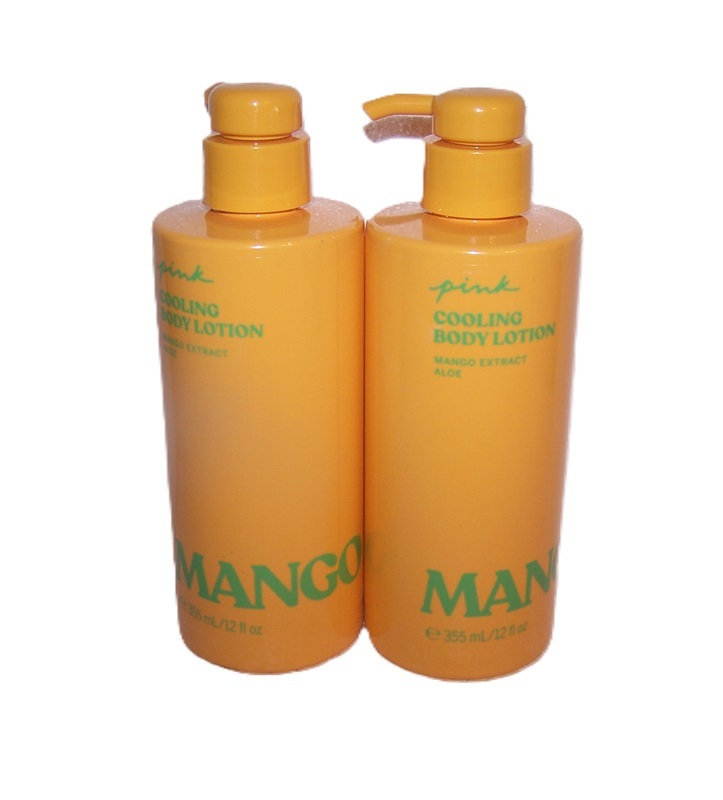 Mango Cooling Body Lotion Victoria's Secret PINK 12 oz Lot of 2