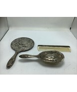 Lot of 3 Victorian Style Vanity Set with Mirror, Brush and Comb - $31.67 CAD