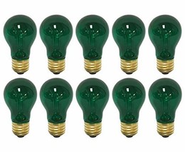 Royal Designs, Inc LB-5014-10 LB-5014-10 Light Bulbs, Set of 10, Green, 10 Piece - £15.69 GBP