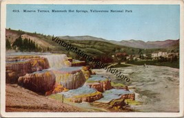 Minerva Terrace Mammoth Hot Springs Yellowstone National Park Postcard PC337 - £3.90 GBP