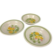 Vintage 1970s Set of 3 Franciscan Earthenware MAYPOLE 7&quot; Coupe Cereal Bowls - £21.30 GBP