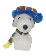 Miller&#39;s Emporium Light Up Snoopy in Winter Hat and Scarf - £20.99 GBP