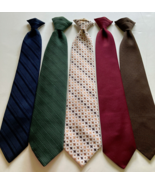 Clip on vintage neck tie lot - $27.01 CAD