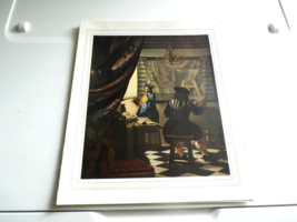 VGT. CHRISTMAS CARD HET SCHILDERS ATELIER JOHANNES VERMEER ARTIST IN HIS... - $3.23