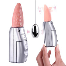 Tongue Oral Clit Licking Sucking Vibrator G Spot Stimulator Dildo Sex To... - $12.07