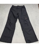 Red Kap Pants Men&#39;s Industrial Work Cargo Flat Front Black Size 32W x 32L - £9.75 GBP