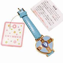 Swimmer Blue Crystal Openable Watch Lolita Japanese Fashion Kawaii Cute Princess - £39.46 GBP