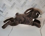 Ikea Vandring Hare Rare Brown Color 17” Bunny Rabbit Laying Plush Stuffed  - £23.22 GBP