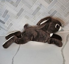 Ikea Vandring Hare Rare Brown Color 17” Bunny Rabbit Laying Plush Stuffed  - $29.65