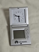 Huawei Folding travel alarm Dual time zone  - $15.00